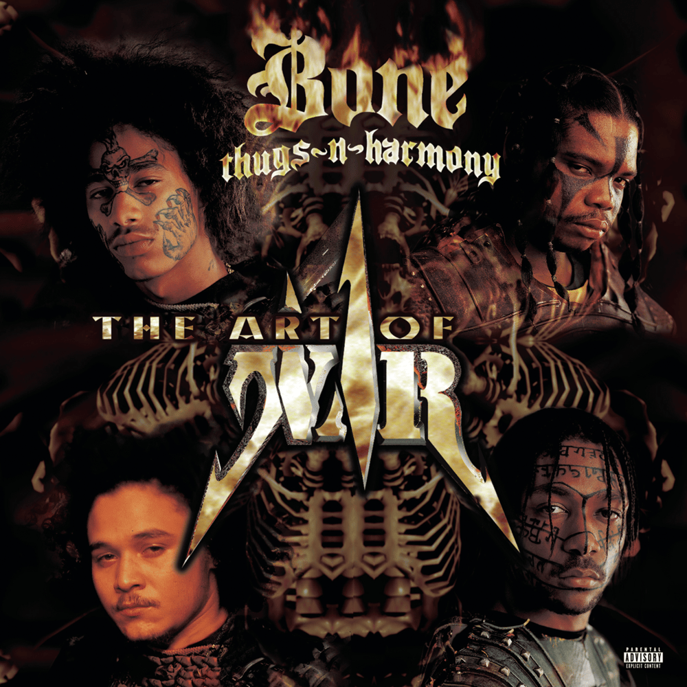 Album cover art for "Thug Luv" by Bone Thugs-N-Harmony & 2Pac