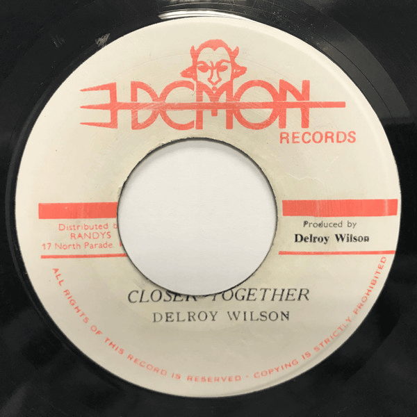 Album cover art for "Closer Together" by Delroy Wilson