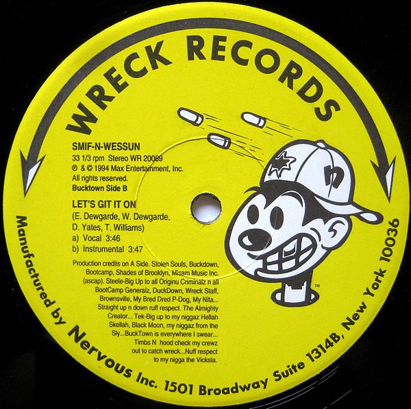Album cover art for "Let’s Git It On" by Smif-N-Wessun & Rockness Monsta