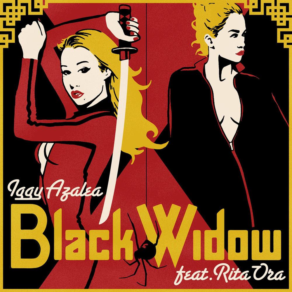 Album cover art for "Black Widow" by Bravo Hits & Rita Ora