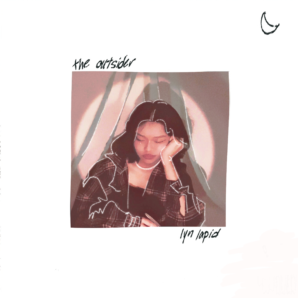 Album cover art for "The Outsider" by Lyn Lapid