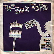Album cover art for "The Letter" by The Box Tops