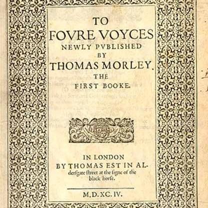 Ho, who comes here by Thomas Morley