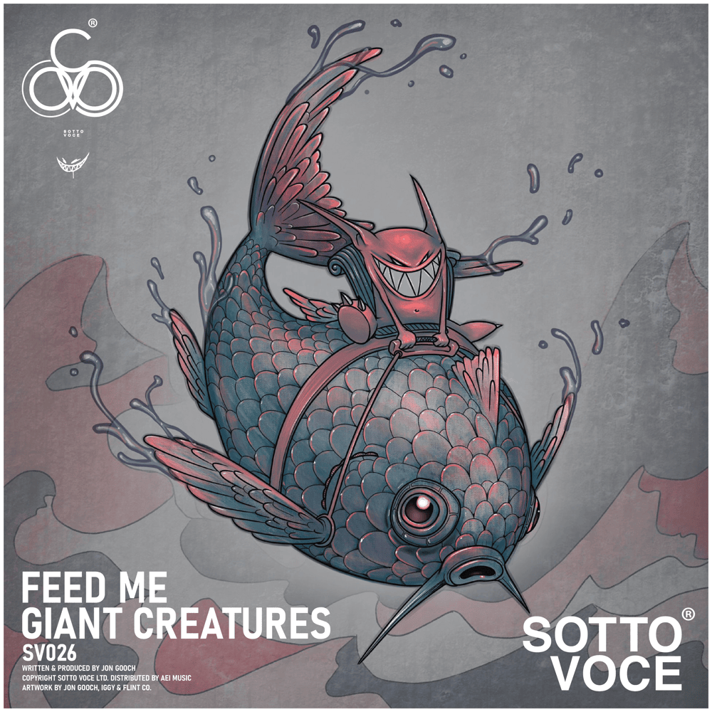 Album cover art for "Giant Creatures" by Feed Me