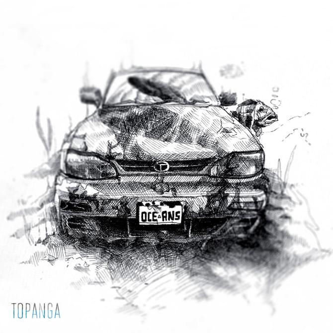 Album cover art for "Oceans" by PUP