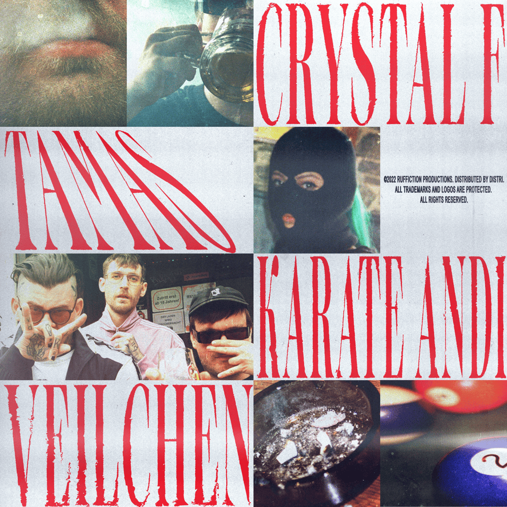 Album cover art for "Veilchen" by Crystal F & Tamas & Karate Andi