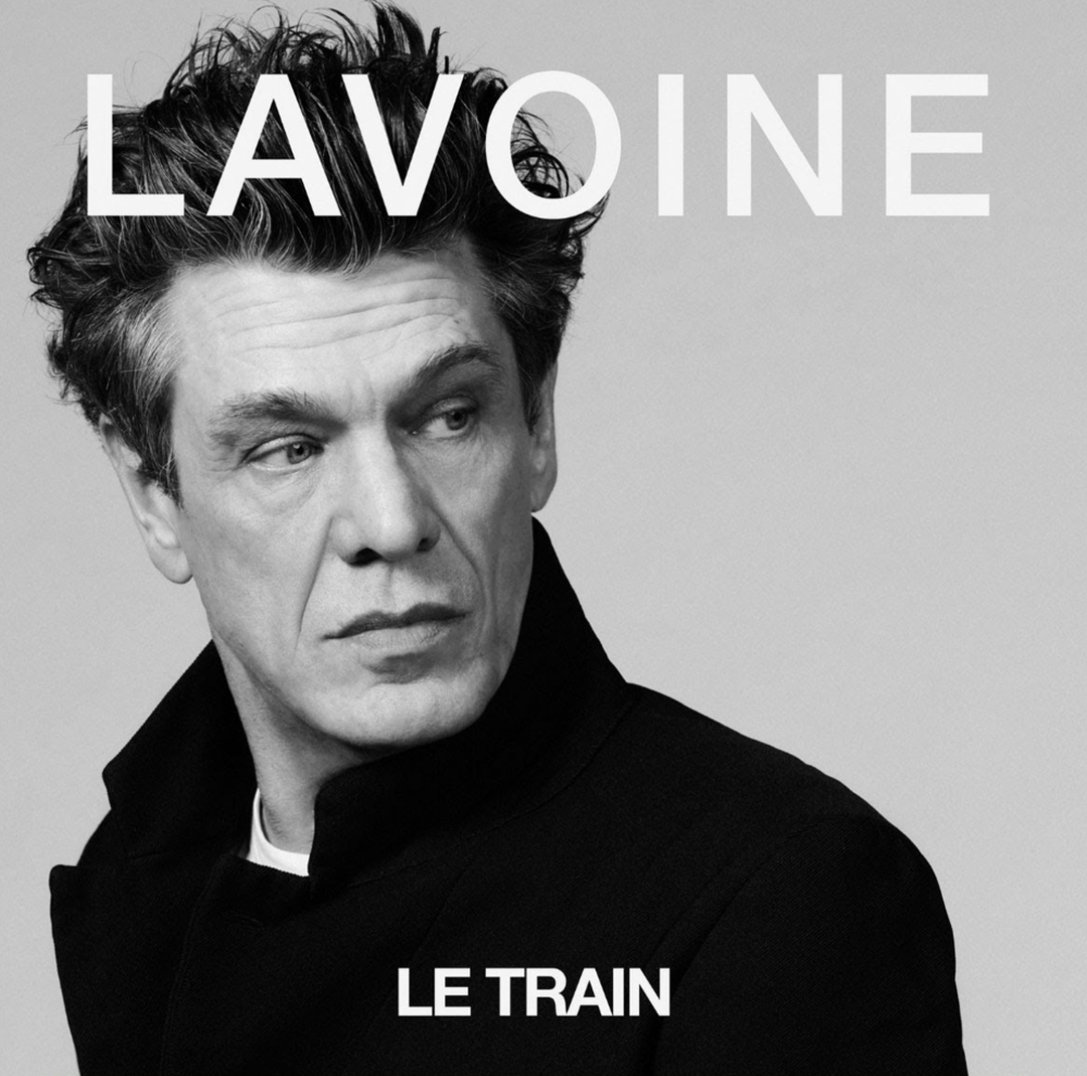 Album cover art for "Le train" by Marc Lavoine