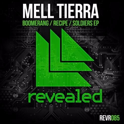 Album cover art for "Boomerang" by Mell Tierra