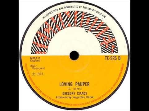 Album cover art for "Loving Pauper" by Gregory Isaacs