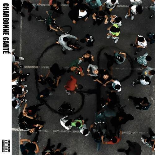 Album cover art for "Charbonne ganté" by Ghetto Phénomène