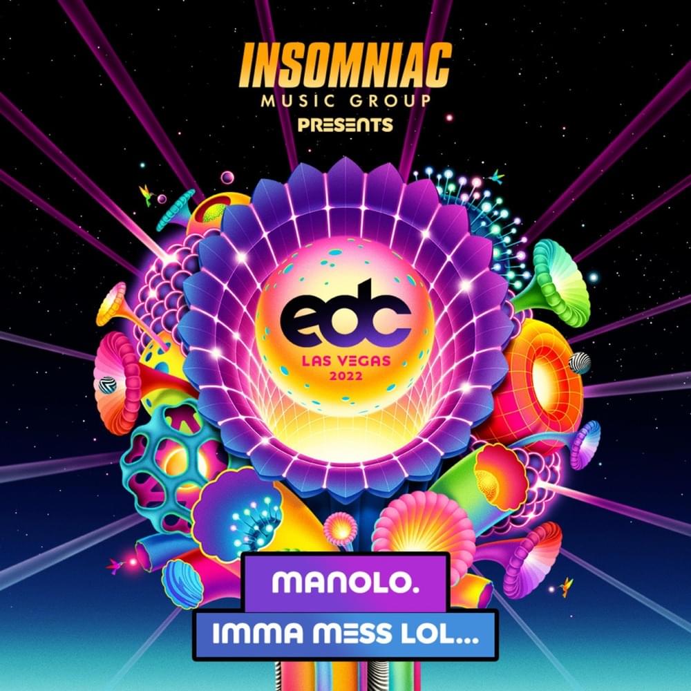 Album cover art for "Imma Mess Lol..." by manolo. (EDM)