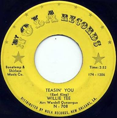 Album cover art for "Teasin’ You" by Willie Tee