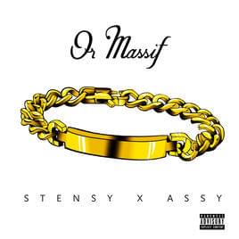 Album cover art for "Or massif" by Stensy & Assy