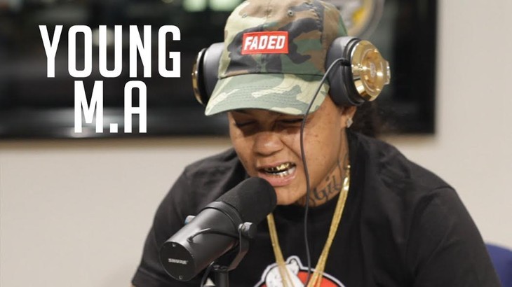 Album cover art for "Young M.A (2016) | Funk Flex | #Freestyle004" by Funkmaster Flex