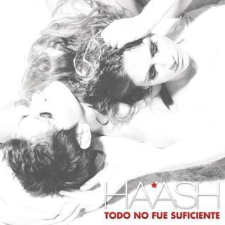 Album cover art for "Todo No Fue Suficiente" by Ha-Ash