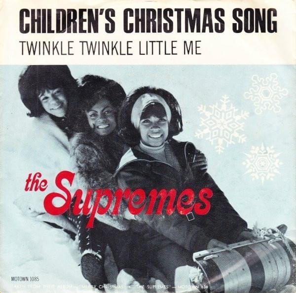 Album cover art for "Children’s Christmas Song" by The Supremes