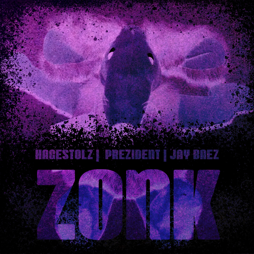 Album cover art for "Zonk" by Prezident & Jay Baez & Hagestolz