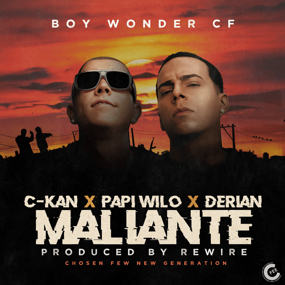Album cover art for "Maliante" by Boy Wonder CF
