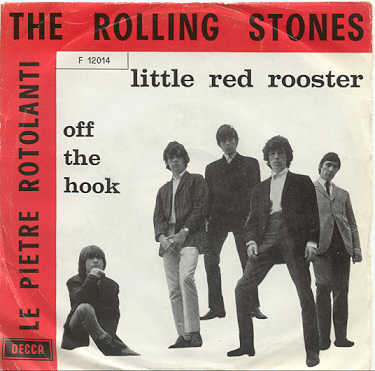 Album cover art for "Little Red Rooster" by The Rolling Stones