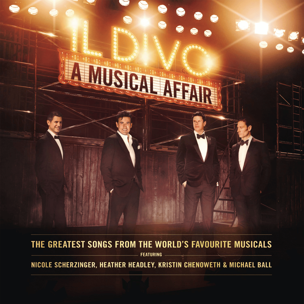 Album cover art for "Memory" by Il Divo & Nicole Scherzinger