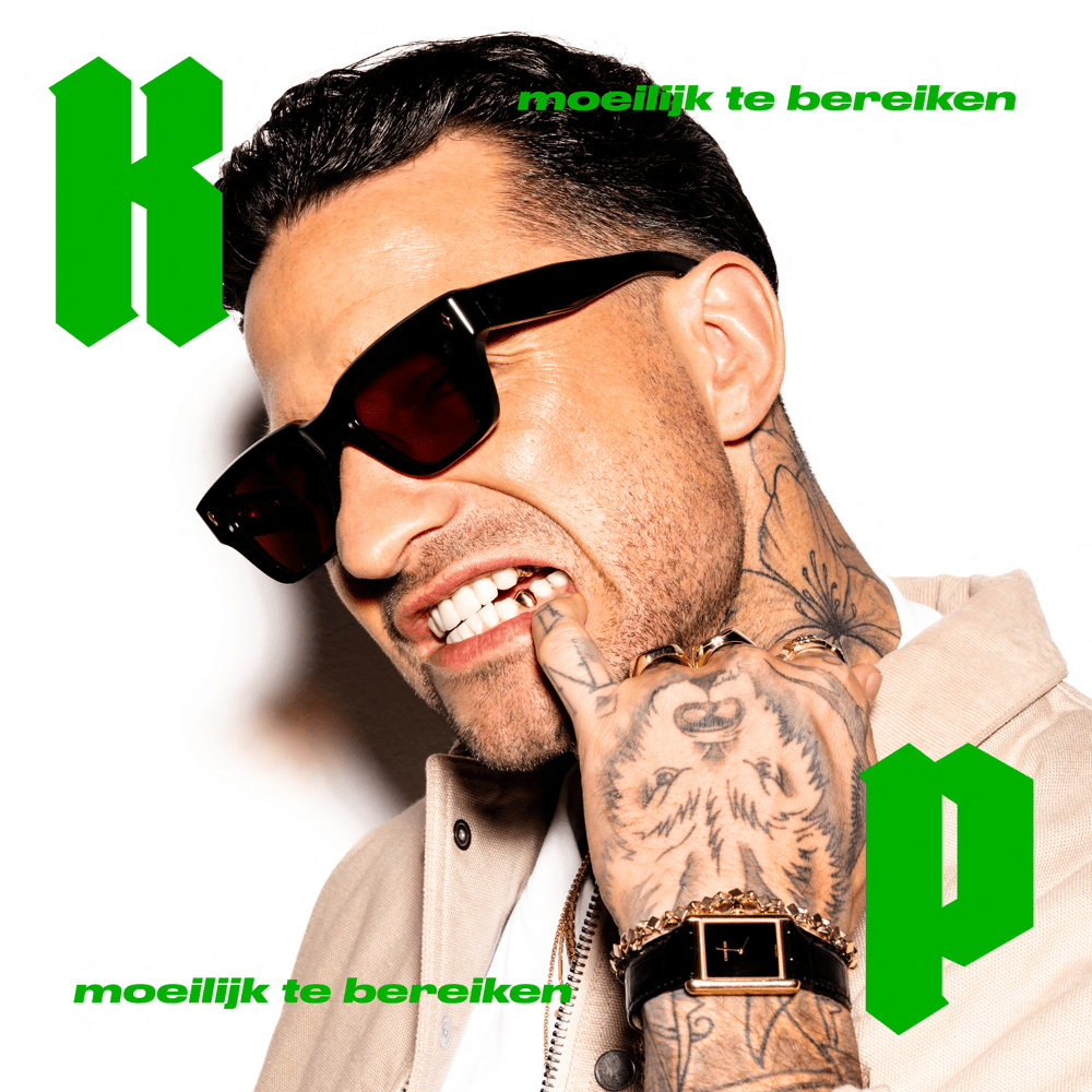 Album cover art for "Moeilijk Te Bereiken" by Kraantje Pappie
