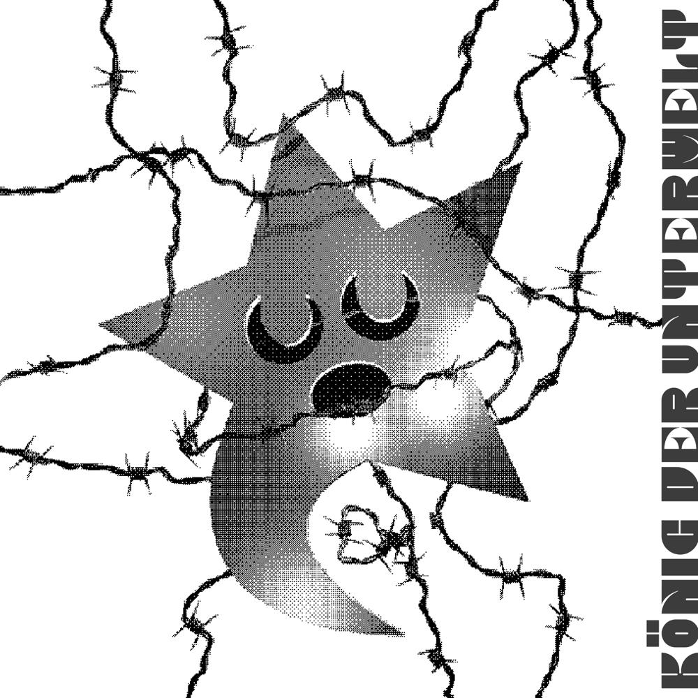 Album cover art for "KÖNIG DER UNTERWELT" by Haiyti