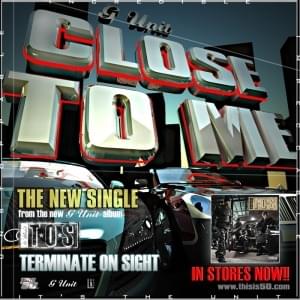 Album cover art for "Close To Me" by G-Unit