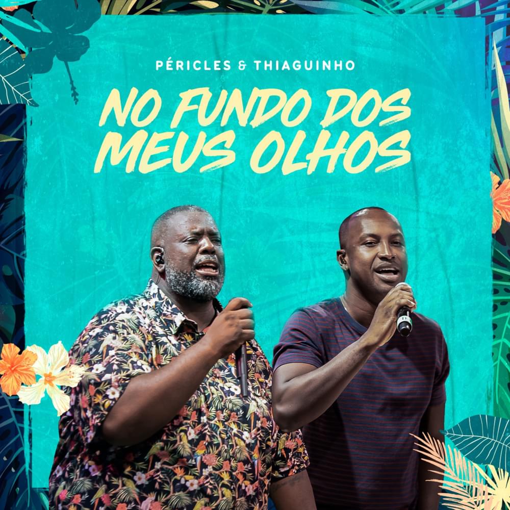 Album cover art for "No Fundo dos Meus Olhos (Ao Vivo)" by Péricles