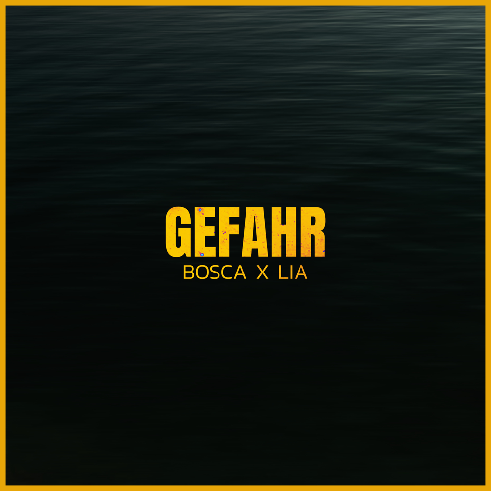 Album cover art for "Gefahr" by Bosca