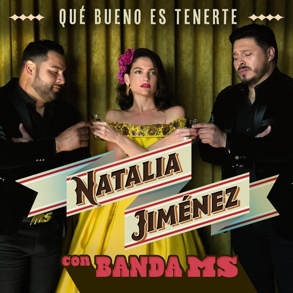 Album cover art for "Qué Bueno Es Tenerte" by Natalia Jiménez