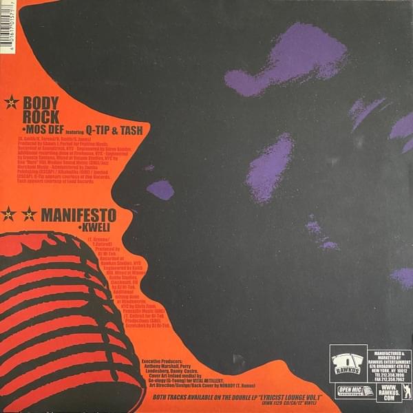 Album cover art for "The Manifesto" by Rawkus Records