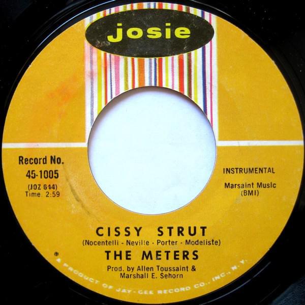Album cover art for "Cissy Strut" by The Meters