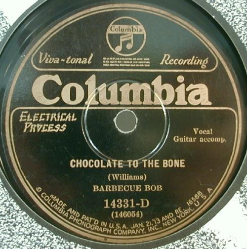 Album cover art for "Chocolate to the Bone" by Barbecue Bob