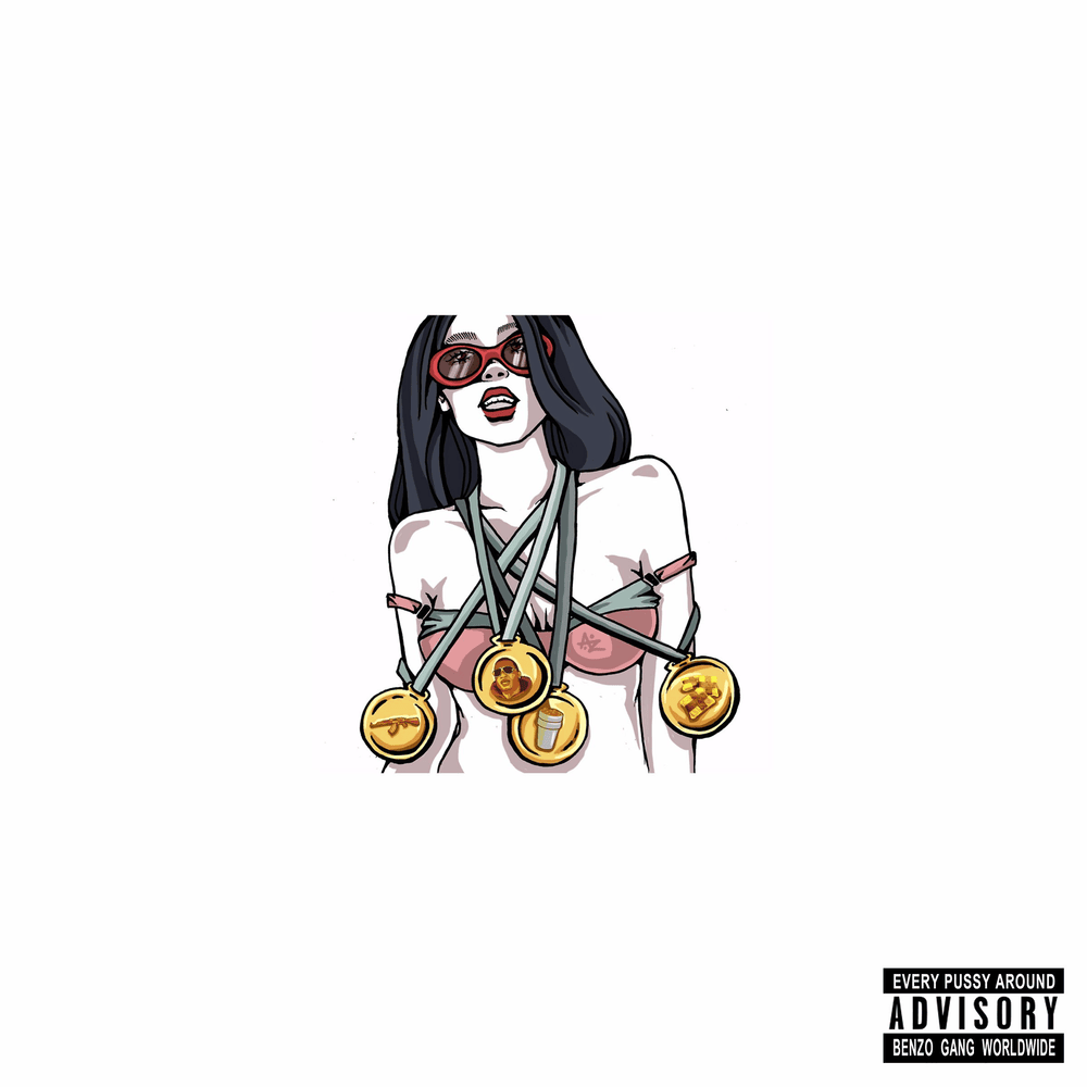 Album cover art for "Trap Medals" by Big Baby Tape & ALIZADE & Tape LaFlare