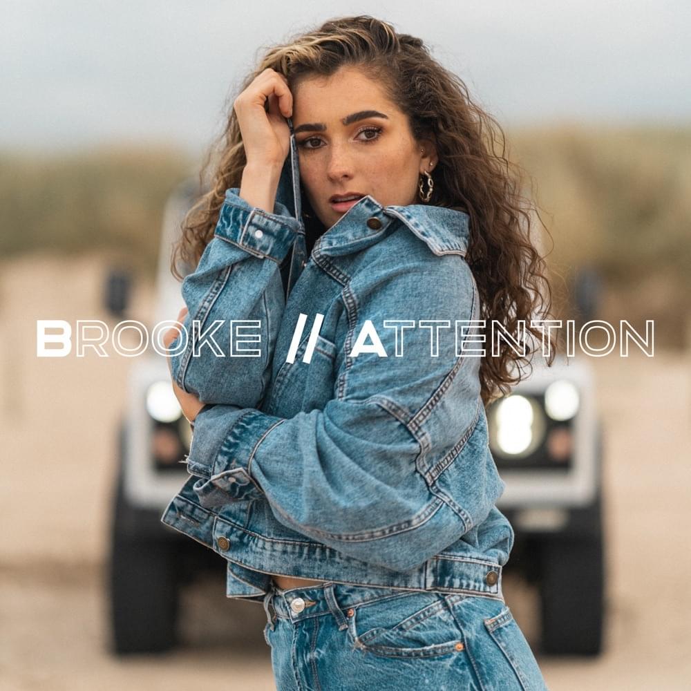 Album cover art for "Attention" by Brooke (IRL)