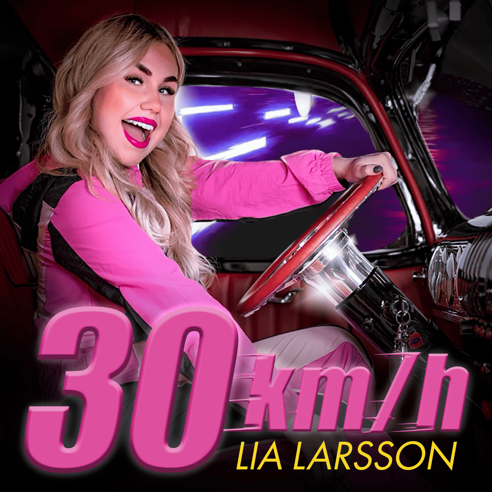 Album cover art for "30 km/h" by Lia Larsson