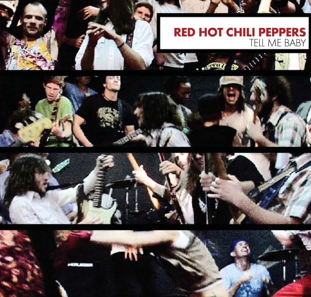 Album cover art for "Tell Me Baby" by Red Hot Chili Peppers