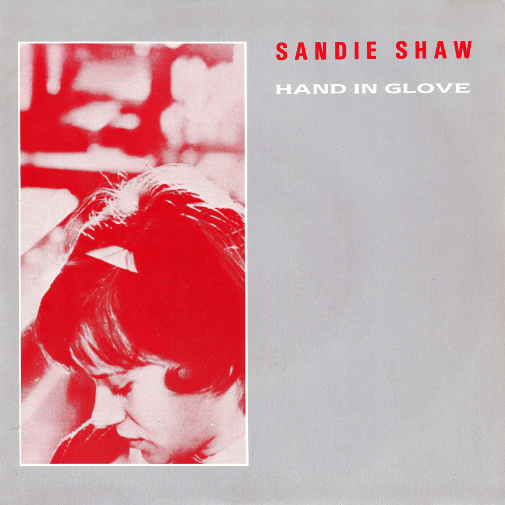 Album cover art for "Hand In Glove" by Sandie Shaw