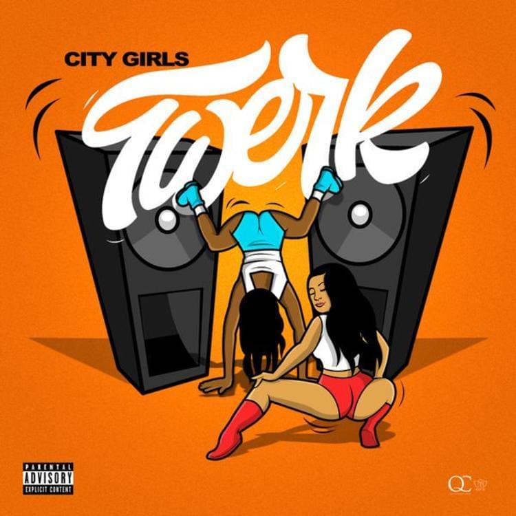 Album cover art for "Twerk" by City Girls & Cardi B