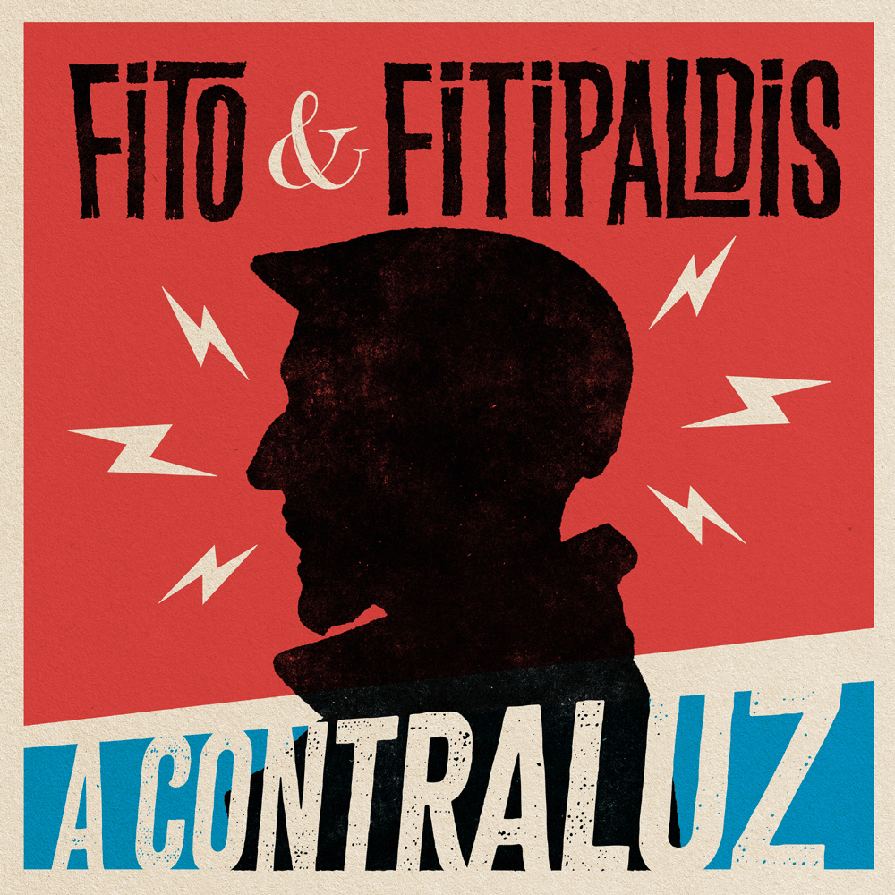 Album cover art for "A contraluz" by Fito y Fitipaldis