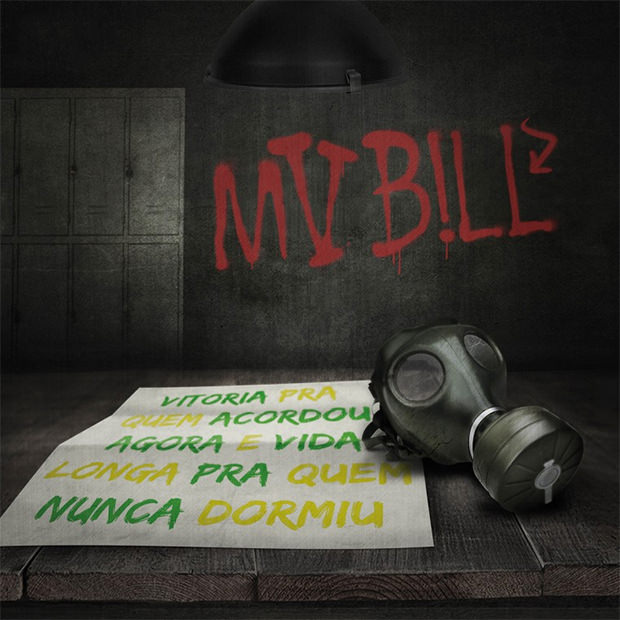 Album cover art for "Campo Minado" by MV Bill & DeXter 8° Anjo