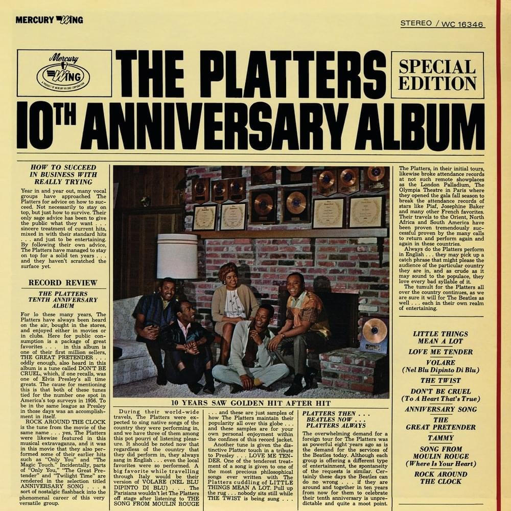 Cover image for Platters 10th Anniversary Album