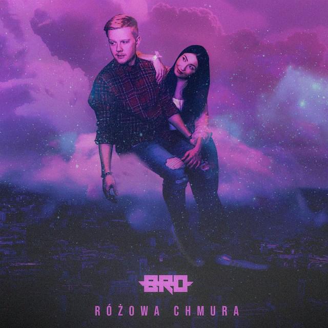 Album cover art for "Różowa Chmura" by B.R.O (POL)