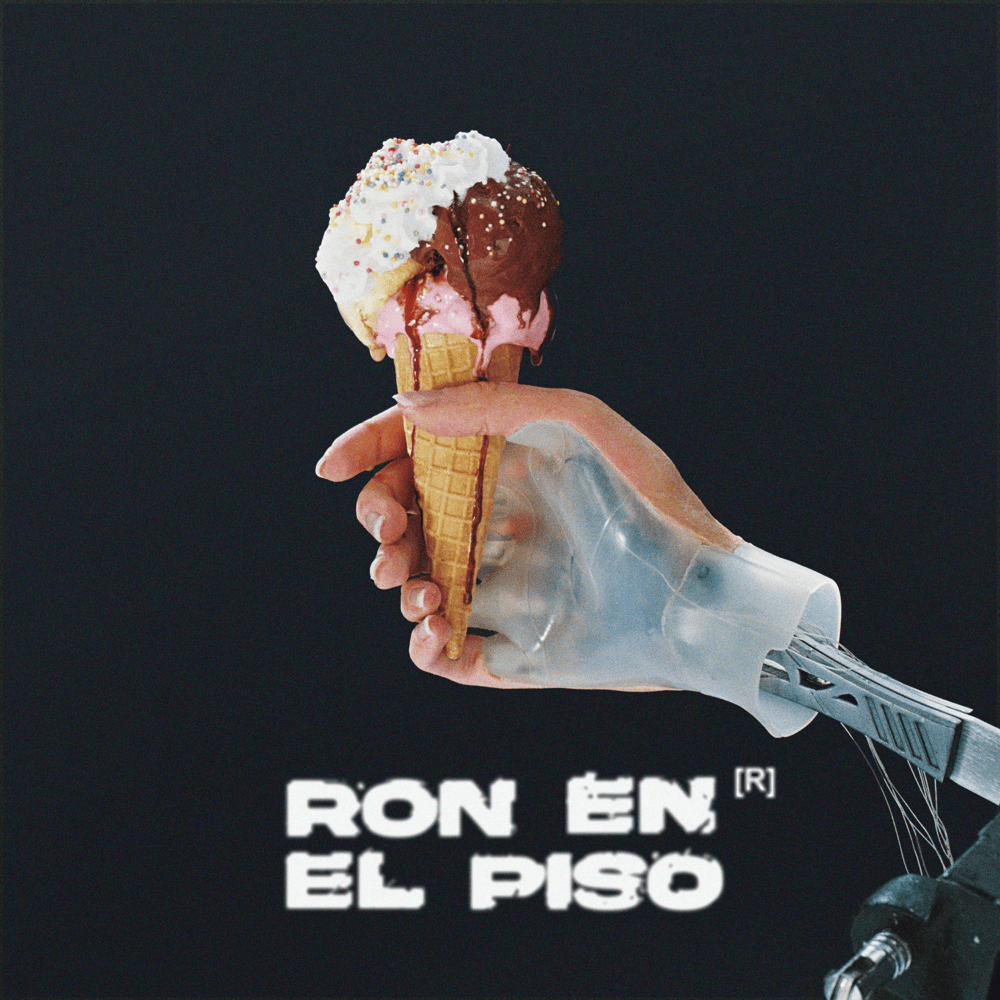 Album cover art for "Ron En El Piso" by Residente