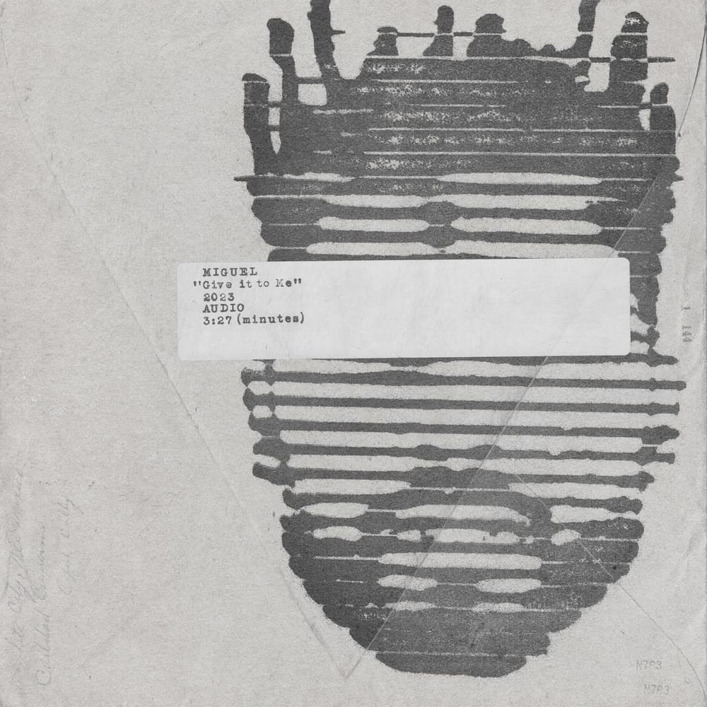 Album cover art for "Give It To Me" by Miguel