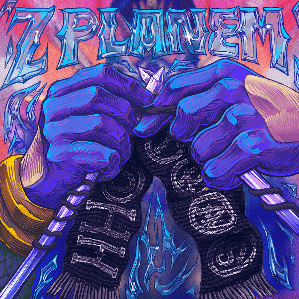 Album cover art for "Z Planem" by Włodi