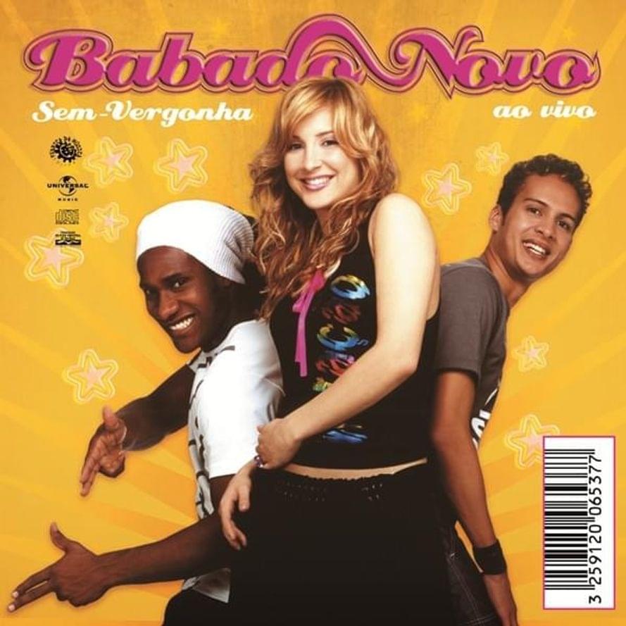 Album cover art for "Falando Sério" by Babado Novo