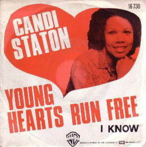 Album cover art for "Young Hearts Run Free" by Candi Staton