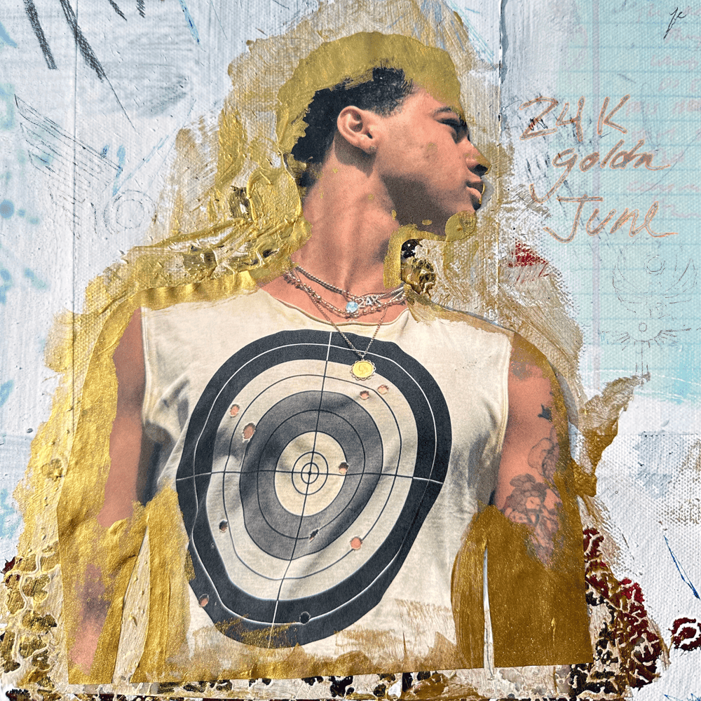 Album cover art for "June" by 24kGoldn