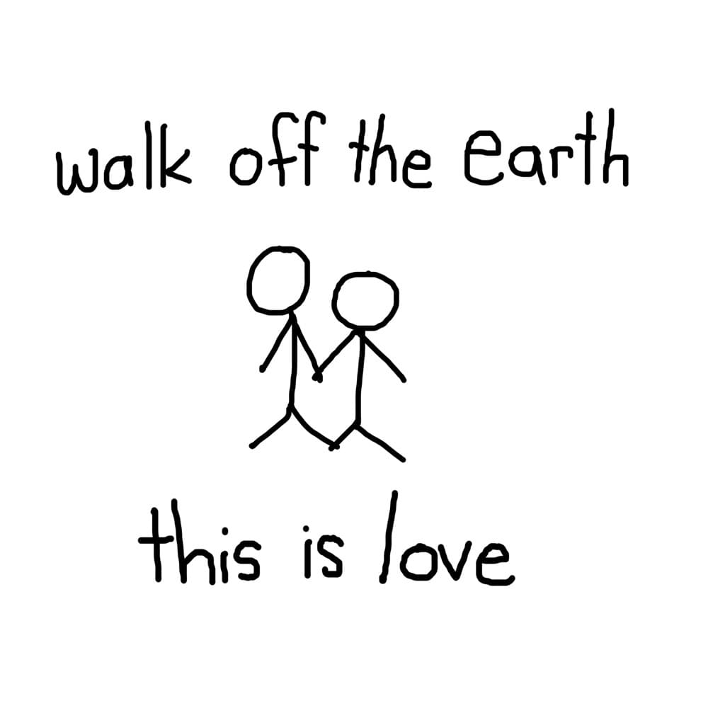 Album cover art for "this is love" by Walk off the Earth